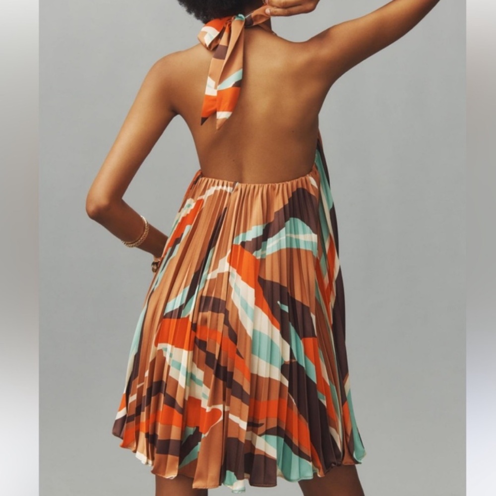 ANTHRO Hutch backless halter dress - Picture 4 of 4